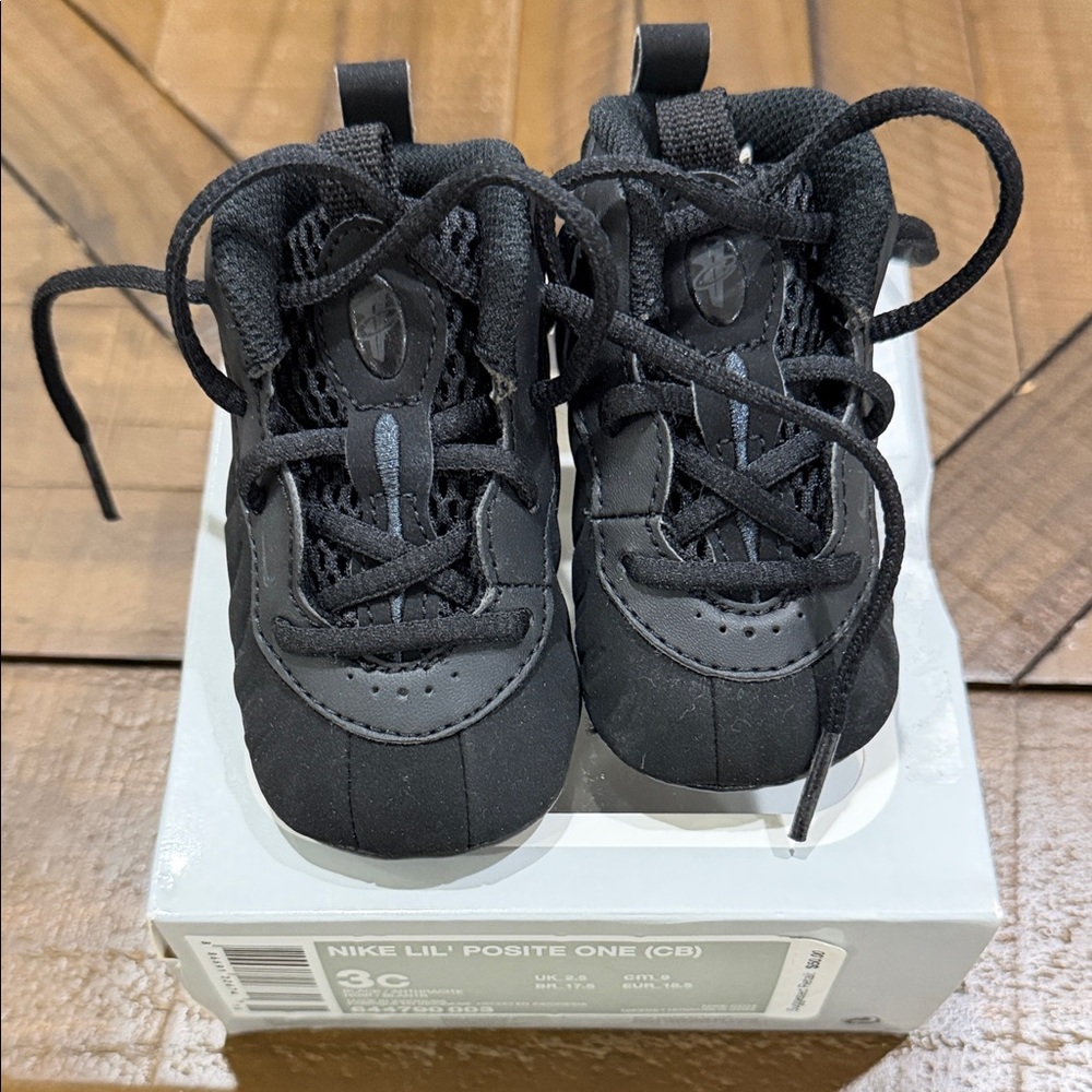 Nike Lil' Posite One Kids Sneakers - Black